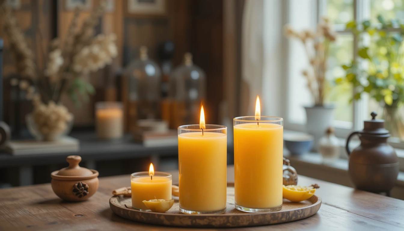 The Health Benefits of Beeswax Candles in Your Home